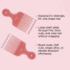 Diane Fromm Mebco DBC058 Lift Comb, Size M, 15.2 cm, Fuchsia Pink, 1 ct view 2