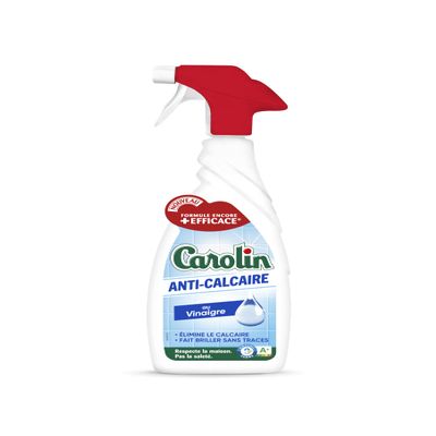 CAROLIN Anti-Limescale Multi-Surface Cleaner with Vinegar, Trigger Spray, 650 ml