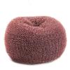 CareforYou 3-Piece Hair Donut Set, Bun Rings for Kids and Women, Brown view 4