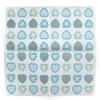 Sovie HOME Airlaid Napkin SWEET LOVE Blue, 40 x 40 cm, 1/4 Fold, 12 pcs view 3