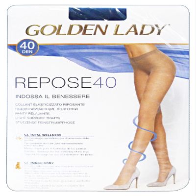 Golden Lady Repose 40 den Tights, Melon, Size XL, 36 g