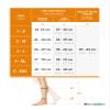 Relaxsan Anti-Embolism M0350A (1 Pair, White, XL) Class 1 Knee-High Compression Stockings, 18–23 mmHg view 2