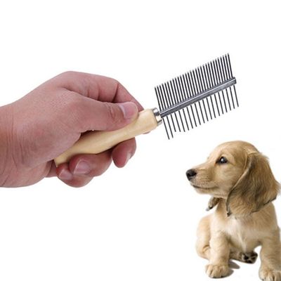 Pet Double-Sided Metal Brush for Dogs and Cats