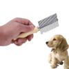 Pet Double-Sided Metal Brush for Dogs and Cats view 1