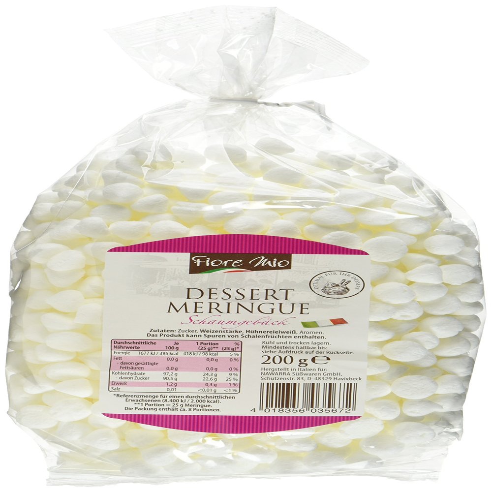 Nawarra Dessert Meringue - Classic, 8-Pack (8 x 200 g)