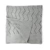 effe bebe Ravelry Knitted Baby Blanket, 76.2 x 101.6 cm (Classic Gray) view 1