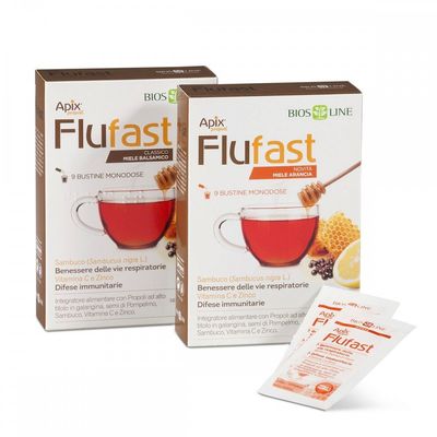 Apix Propoli Flufast, 9 Sachets, 18 g