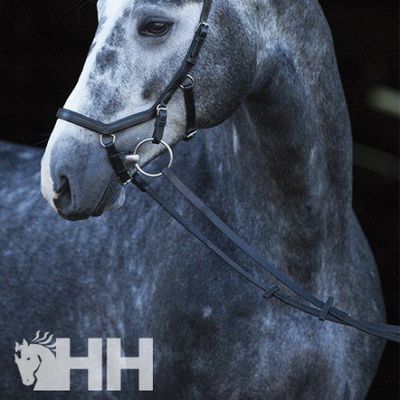 Rambo Micklem Competition Bridle, Black, Standard Horse/Full
