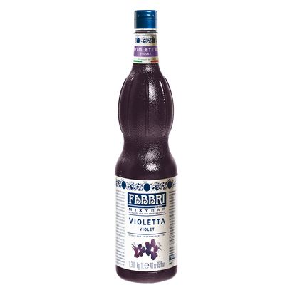 Fabbri Violet Flavored Syrup, Made in Italy, 1 Liter