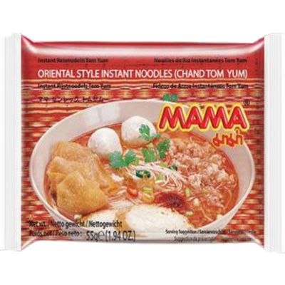 MAMA Chand Tom Yum Rice Noodles, 30 x 55 g