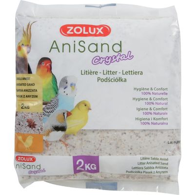 Anisand Crystal Bird Cage Sand, 2 kg