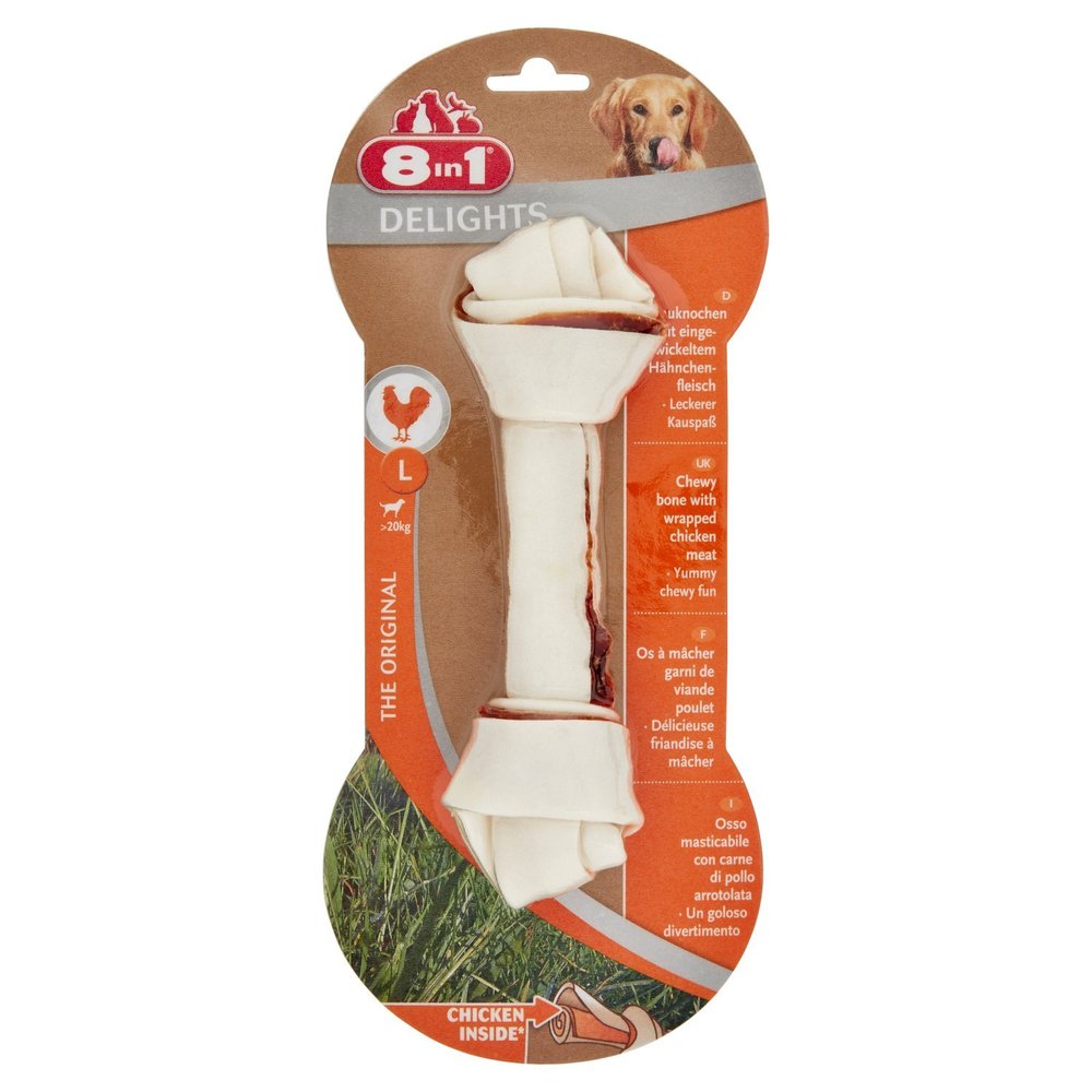 8in1 Delights Chew Bone L