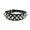Newtensina Stylish Dog Collar Punk Design - Black - XS view 1
