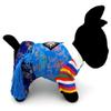 ZUNEA Traditional Korean Hanbok Costume for Small Dogs and Cats, Embroidered Silk Pet Jumpsuit, Size M view 1