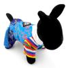 ZUNEA Traditional Korean Hanbok Costume for Small Dogs and Cats, Embroidered Silk Pet Jumpsuit, Size M view 3