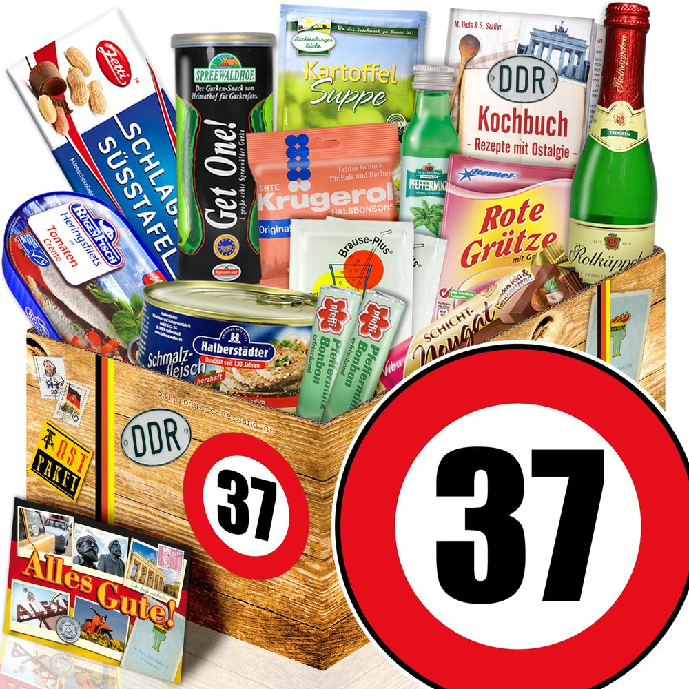 Specialty Basket / GDR Gifts L / 37th Birthday / Gift Box for Her