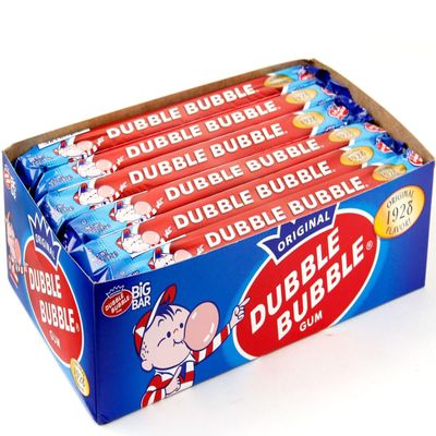 DUBBLE BUBBLE Original 1928 Flavor Big Bar (Chewing Gum Bar) 85 g