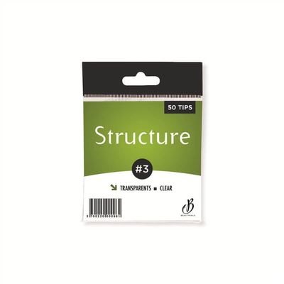 Transparent Structured Nail Tips N03-50 Beauty Nails ST03-28