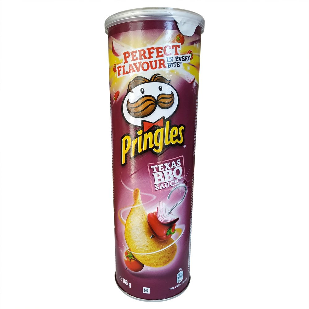 Pringles BBQ Crisps, Assorted with BBQ Sauce, 165 g Total