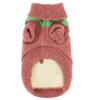 YZBear Winter Dog Sweater - Strawberry Knit Jacket view 2