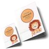 OLGS Personalized U-Heft and Vaccination Record Cover Set – Safari Animals view 2