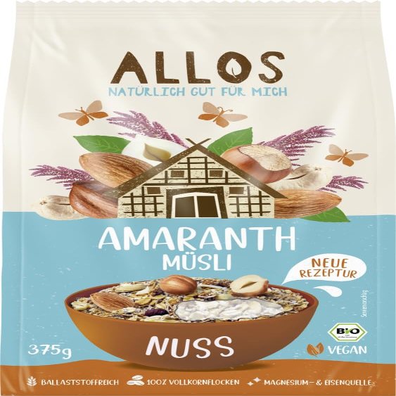 Amaranth Nut Muesli, 1 x 375 g