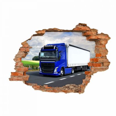 nikima 055 Wall Sticker, Truck – Hole in the Wall, 500 x 350 mm