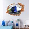 nikima 055 Wall Sticker, Truck – Hole in the Wall, 500 x 350 mm view 4