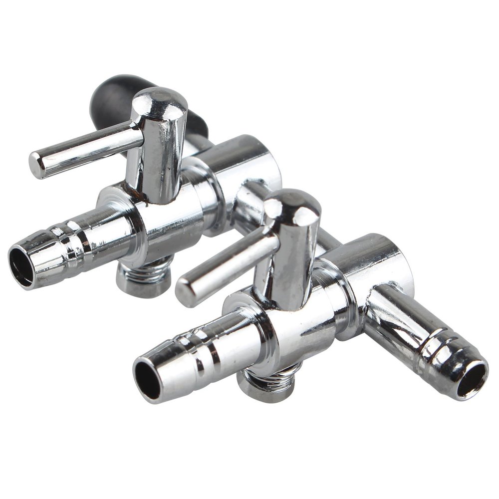 HALJIA 5mm 2-Way Air Valve Distributor for Aquarium