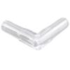 HALJIA 10 Pack 4mm Transparent Plastic Aquarium 2 Way L Type Air Valve view 3