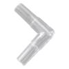 HALJIA 10 Pack 4mm Transparent Plastic Aquarium 2 Way L Type Air Valve view 4