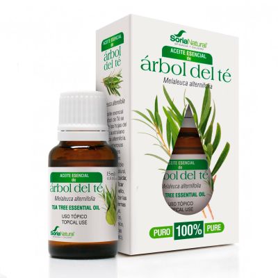 Soria Natural Tea Tree Oil – Powerful Natural Antiseptic, Helps Improve Skin Health, Acne, Fungi, Itching – 100% Pure Essential Oil – 15 ml Bottle