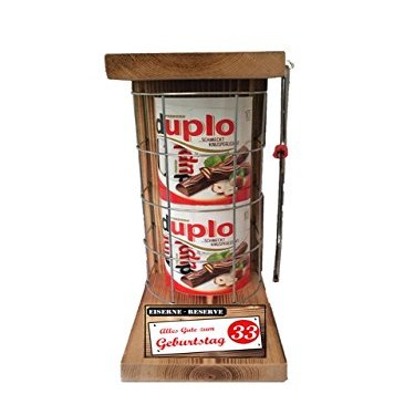 33rd Birthday Duplo Bar Gift Set with “Iron Reserve” Grate