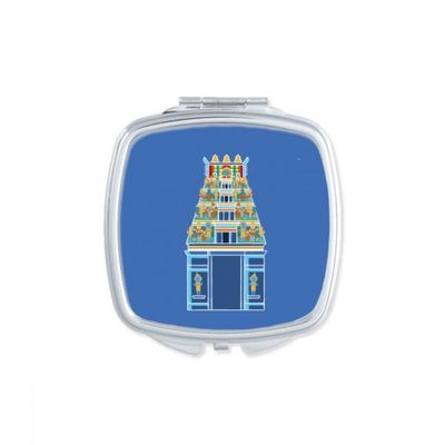 DIYthinker Singapore Ferris Wheel Square Compact Makeup Pocket Mirror, Multicolor