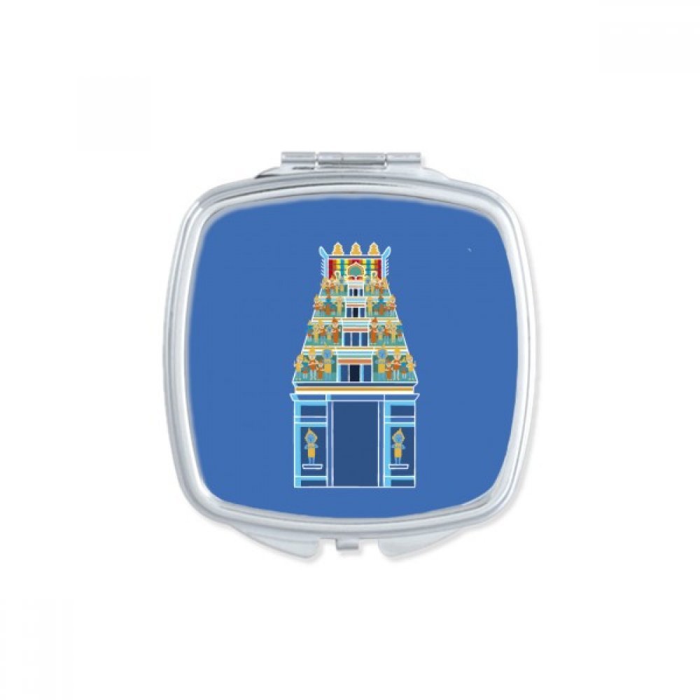 DIYthinker Singapore Ferris Wheel Square Compact Makeup Pocket Mirror, Multicolor
