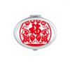 DIYthinker Chinese New Year Dog Oval Compact Makeup Mirror view 1