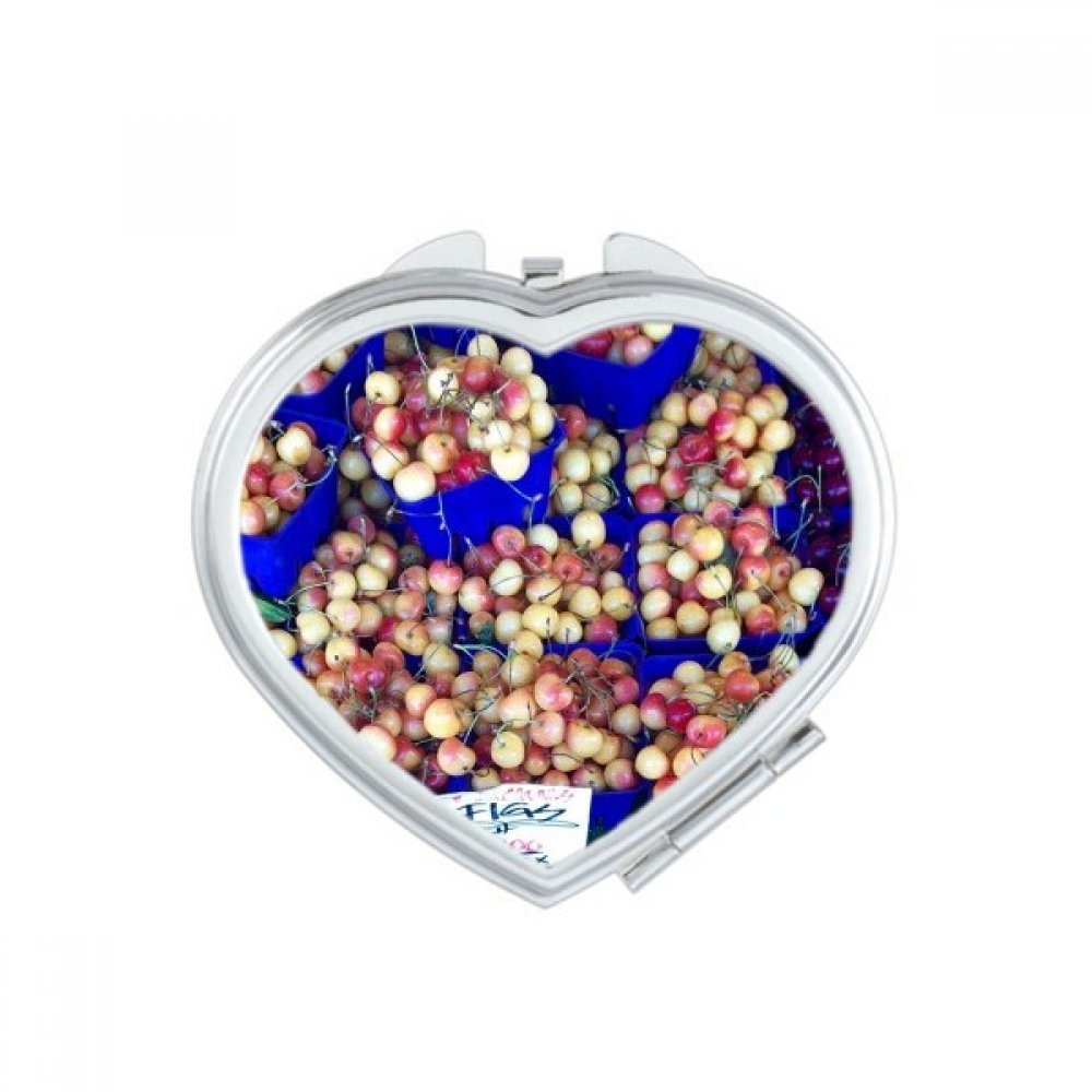 DIYthinker Multicolor Red Branch Heart Compact Makeup Mirror