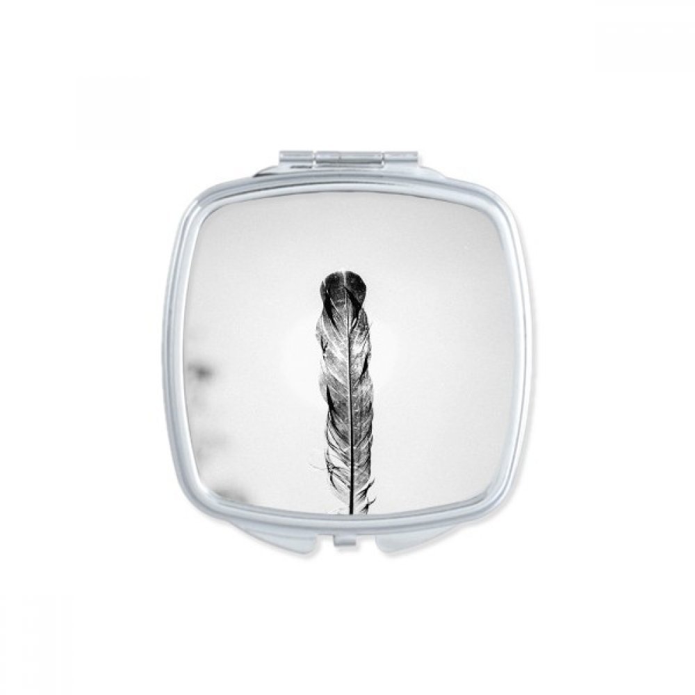 DIYthinker Terrestrial Organism Wildlife Feather Square Compact Makeup Mirror