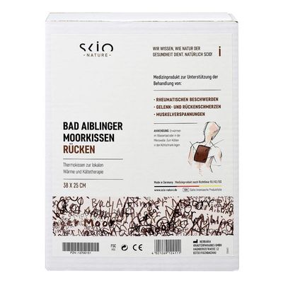 MOORKISSEN Bad Aiblinger Back 25 x 38 cm, 1 pc