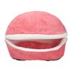 LvRao 2-in-1 Pet House, Shell-Shaped Cave Bed for Small Dogs and Cats, Rose, 45 x 32 x 32 cm view 1