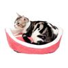 LvRao 2-in-1 Pet House, Shell-Shaped Cave Bed for Small Dogs and Cats, Rose, 45 x 32 x 32 cm view 3