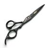 6-Inch Professional Japanese 440C Black Hair Cutting & Thinning Scissor Set view 2