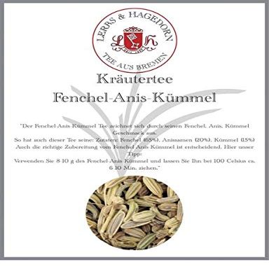 Lerbs & Hagedorn Fennel-Anise-Caraway Herbal Tea, 2 kg (approx. 162 liters)