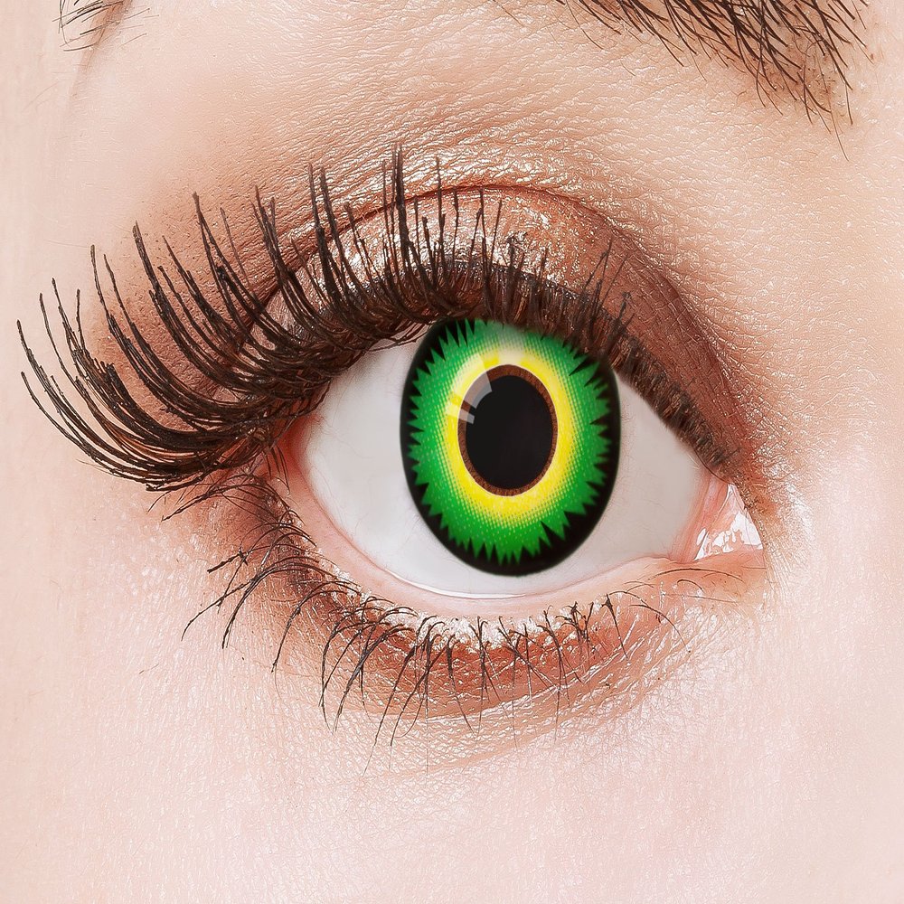 aricona Green Contact Lenses, Plano, 2-Pack