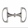 Tattini Stainless Steel Jointed D-Ring Snaffle, Wide and Coarse view 1