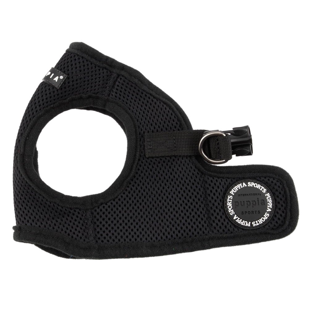 Puppia Soft Vest Harness B/BLACK/3L