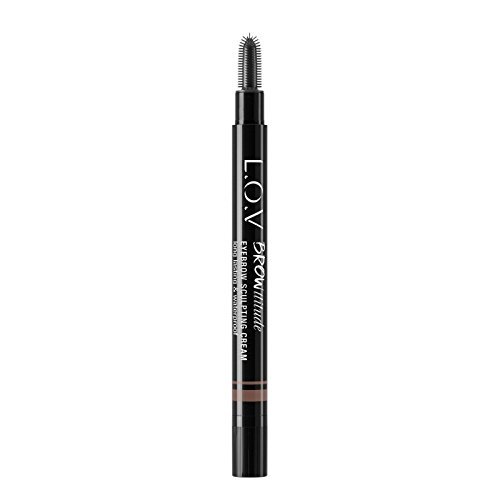 L.O.V BROWTTITUDE Eyebrow Sculpting Cream, Long-Lasting & Waterproof, 410