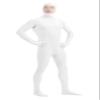 lucky baby store Zentai Costume Bodysuit for Boys and Men, Spandex, Open Face, White, XXL view 1