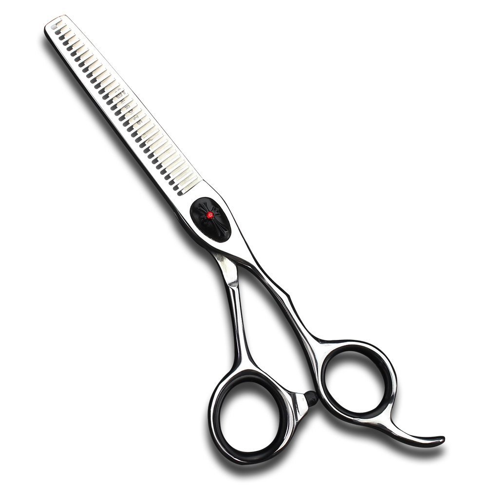 6-Inch Professional Hair Cutting Scissors, Multifunctional Salon Scissors, 2-Piece Set (Thinning Scissors)