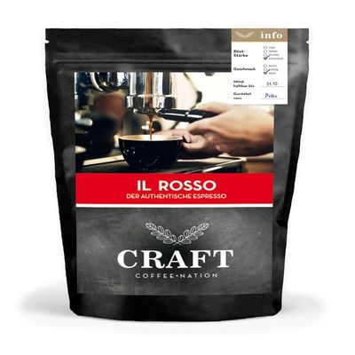 CRAFT Rosso Manufactory, 250 g Coffee Beans